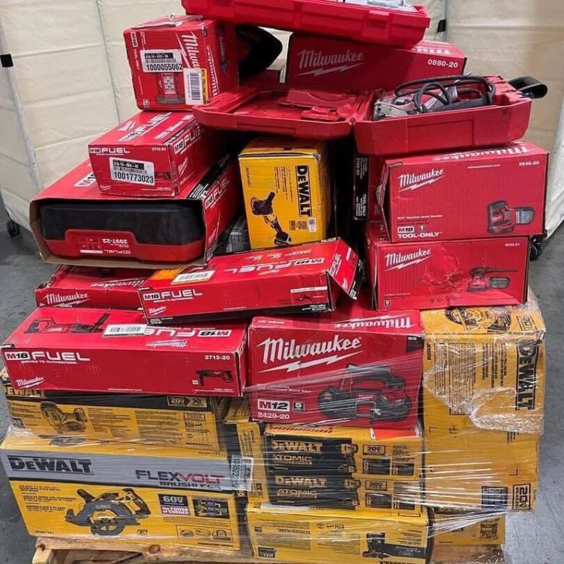 Dewalt And Milwaukee Tools Pallets - Image 2