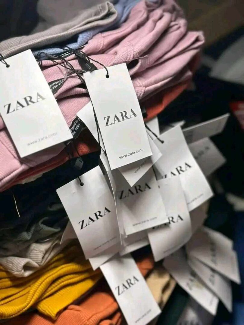Zara clothing pallets